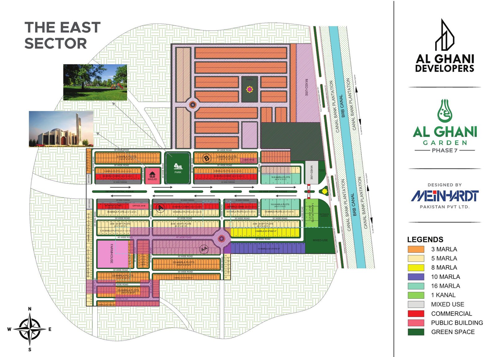 The East Block block master plan